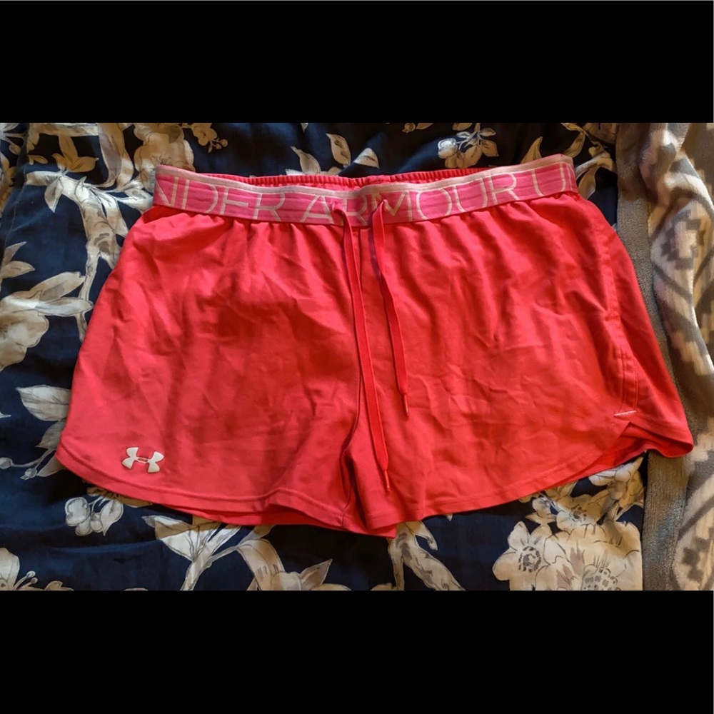 Pink Underarmor Shorts